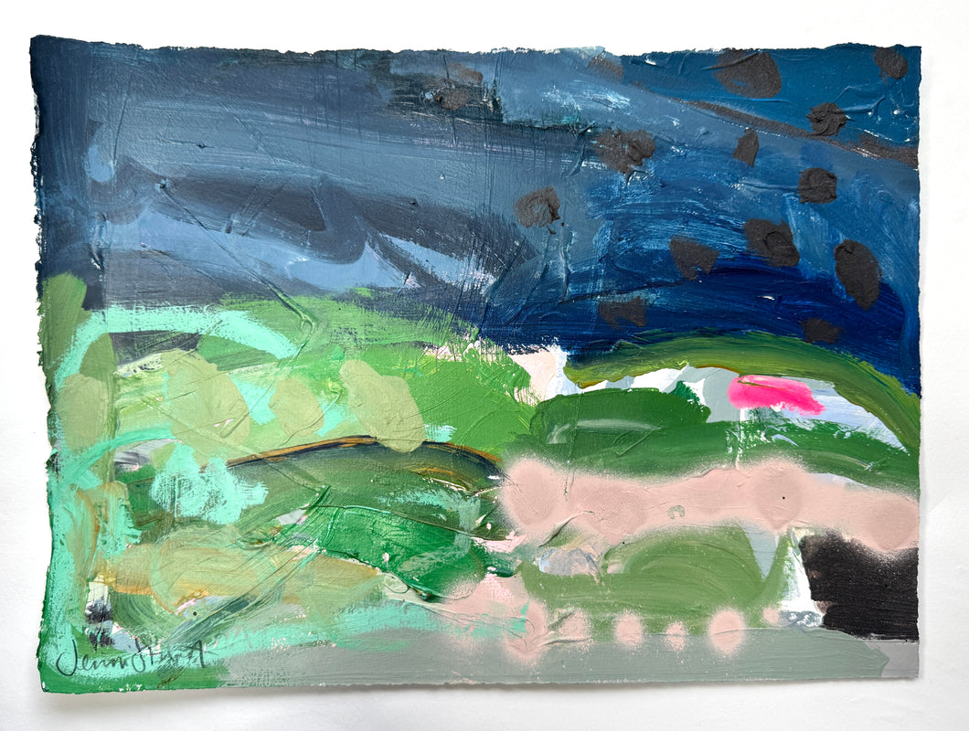 Large Landscape Work on Paper #7